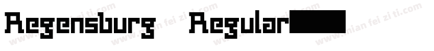 Regensburg Regular字体转换